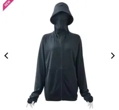 ワークマン クールUV サンシェードパーカー EX 黒 ブラック L フーディ