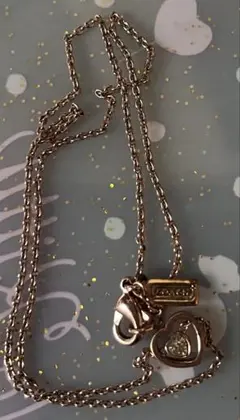 COACH ネックレス ハートモチーフ