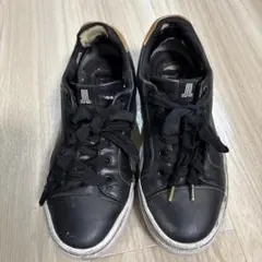 LANVIN collectionレザー　厚底ブラックスニーカー22.5cmのサムネイル