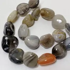 bk826/SALE！天然石◇アゲートmix 1連 ※カケ箇所あり