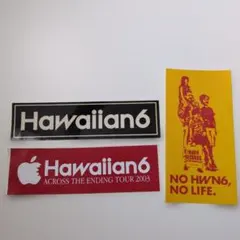 Hawaiian6のステッカー3枚セット