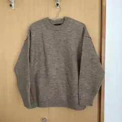 NIKO AND... クルーネックニット ベージュ