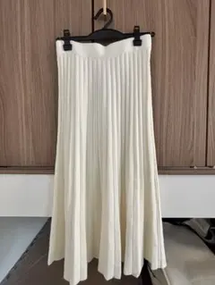 ニットプリーツスカート