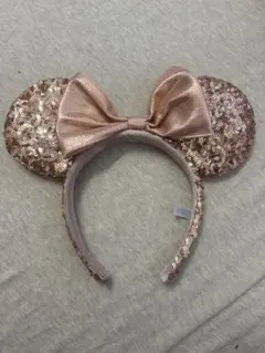 ミッキー耳カチューシャ ローズゴールド