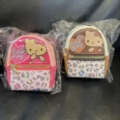 ハローキティ日焼けキティヒョウ柄リュックミニバック