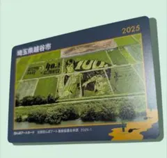 田んぼアートカード　シティーハンター　埼玉県　越谷市　2025　新バージョン