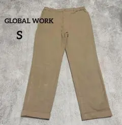 GLOBAL WORK グローバルワーク ロールアップ クロップドパンツ S