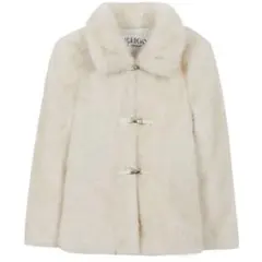 ILLIGO シアリングファージャッケット アイボリー