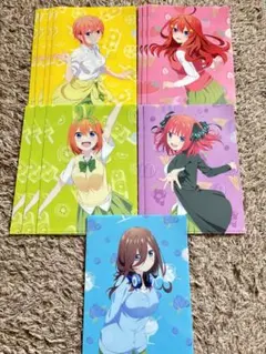 五等分の花嫁 セブンイレブン限定 B5サイズ クリアファイルまとめ売り