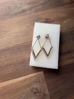 【専用】スワロフスキー ピアス　2way ゴールド