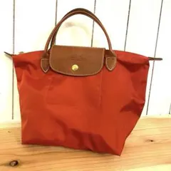 ♯331 LONGCHAMP プリアージュS トートバッグ折りたたみ 刺繍ロゴ