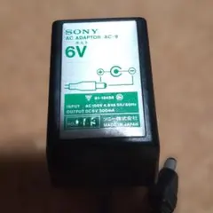 SONY 6V 電源アダプタ AC-MZ60 充電器MZ-R50 ACアダプター - メルカリ