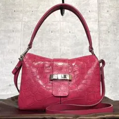 新品未使用〉Comoratti 日本製 クロコダイル ショルダー 定価75万円 