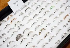 [94] S925 ファッションリング 100点 指輪 Ne1-260116T