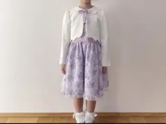 フォーマルワンピース ボレロ付き 3点セット 発表会 七五三 結婚式 入学式