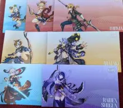 原神　稲妻キャラポストカードセット