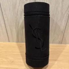 YSL ブラック 円柱ポーチ ミラー付き