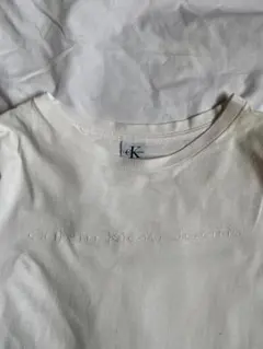 90s カルバンクラインジーンズ 刺繍Tシャツ XL Calvin KLEIN