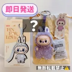 【イニシャル？】LABUBU ラブブ PIN FOR LOVE ぬいぐるみ