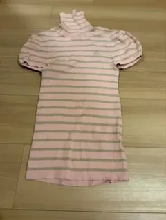 BURBERRY BLUE LABEL 半袖タートルニット