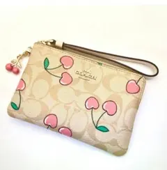 コーチ コーナージップ リストレット シグネチャー