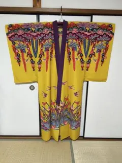 ②紅型模様 着物（裏地あり） 琉球舞踊 沖縄 民謡 古典 三線 - メルカリ