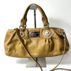 MARC BY MARCJACOBS レザー 2way バッグ オレンジ系