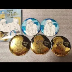 呪術廻戦　懐玉・玉折　箔押し　グリッター　缶バッジ　五条悟
