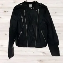 A1186 H&M カジュアルジャケット アウター 黒