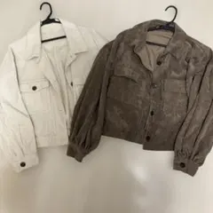 コーデュロイジャケット 2点セットのサムネイル