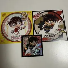 名探偵コナン　大阪城本陣　ノベルティステッカー　プリントサブレ　江戸川コナン