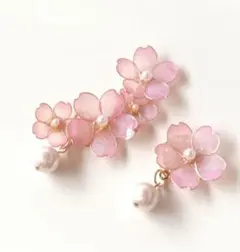 桜のイヤーカフ（セット）