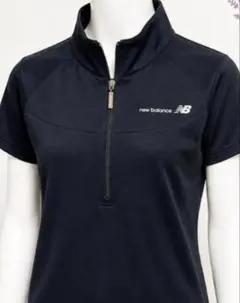 new balance　スポーツ　ゴルフ　ゴルフウェア　半袖シャツ　ハーフジップのサムネイル