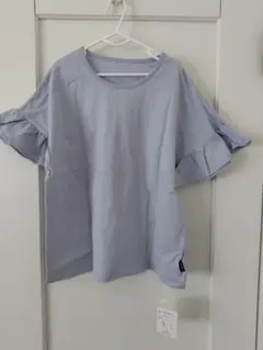 ベルメゾン GITA フリル袖Tシャツ ラベンダー 150cmのサムネイル