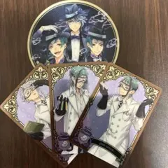 ツイステ オクタヴィネル寮 アズール フロイド ジェイド カード 3Dマグネット