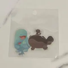 ヌオー&ドオー&ウパー　にたものどうし ステッカーのサムネイル