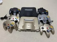 Nintendo 64 ゴールド本体とゲームセット