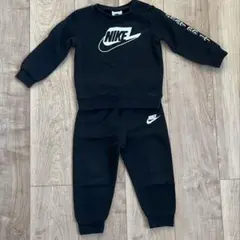 ベビー　ナイキ Nike ブラック スウェットセットアップ 24m