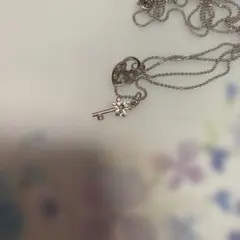 ハートと鍵のデザイン ネックレス