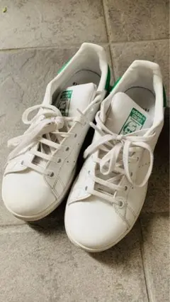 Adidas Stan Smith ホワイト/グリーン 22.5cm
