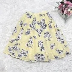 6666 マーキュリーデュオ 花柄フレアスカート ボトム シンプル 可愛い 総柄