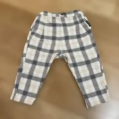 PETIT MAIN チェック柄 ロングパンツ 90