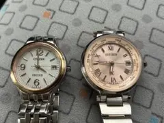 シチズン クロスシー ⚫️エクシード　シェル　電波ソーラー２個ジャンク