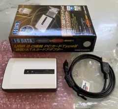 I-O DATA USB 2.0接続 PCカードTypeII アダプター