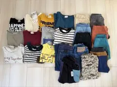 【まとめうり】男の子90センチ(ズボン11着＋トップス11着)