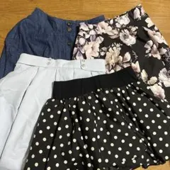 INGNI等　ミニ丈スカート　4着セット