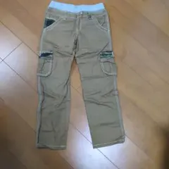 RUSH HOUR カーゴパンツ ベージュ 迷彩柄　140cmのサムネイル