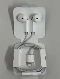 iPhone付属品　ライトニングイヤホン　変換アダプター付き