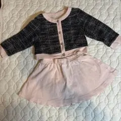 kate spade カーディガン・スカートセットアップ 90 ピンク