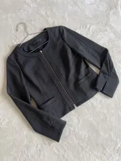 テーラードジャケット ノーカラージャケット